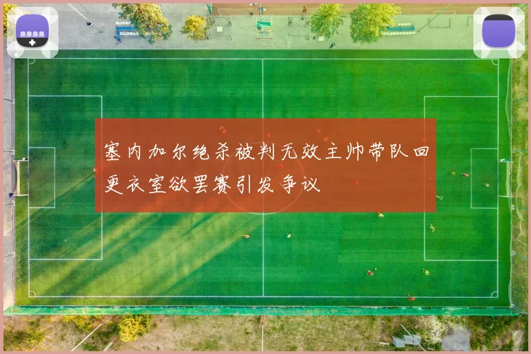 塞内加尔绝杀被判无效主帅带队回更衣室欲罢赛引发争议